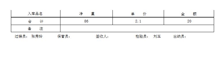 粮食收购管理系统专业版_入库凭证查询报表_入库凭证单